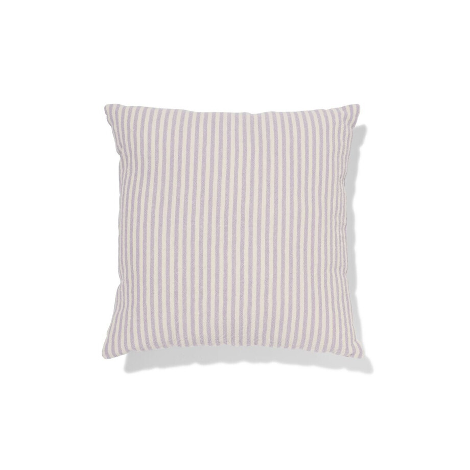 HEMA HEMA Kussen 40x40cm Katoen Strepen (paars) afbeelding 1