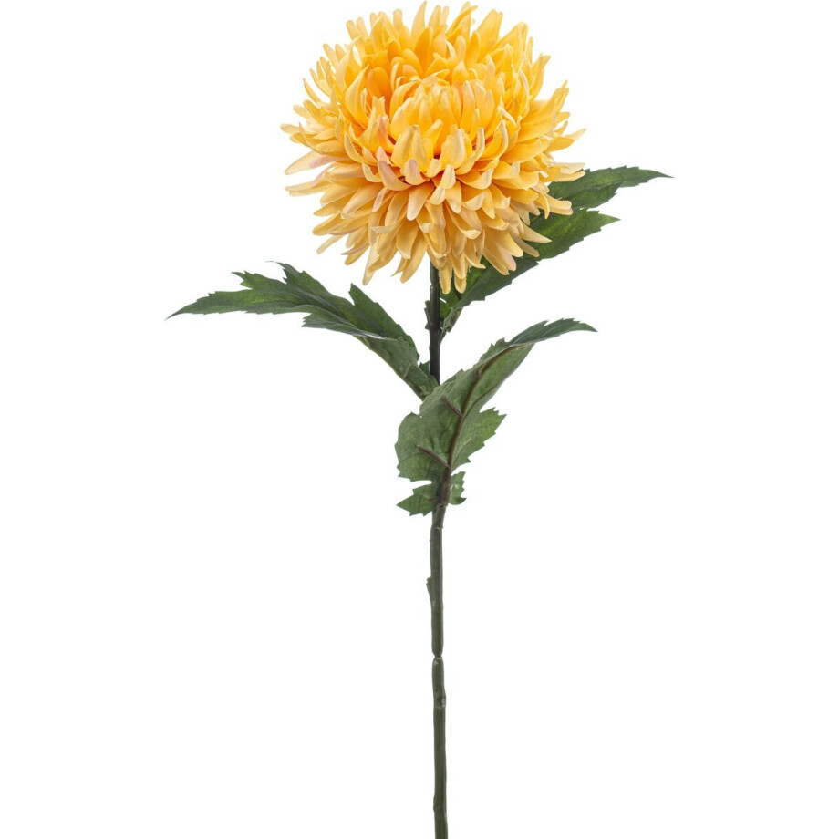 Emerald - Kunstbloem Chrysant geel 57cm - Kunstplant voor binnen Emerald - Kunstbloem Chrysant geel 57cm - Kunstplant voor binnen afbeelding 1