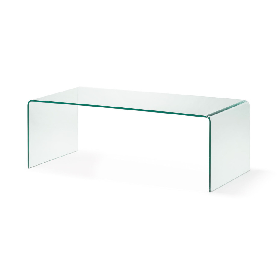 Kave Home Glazen Salontafel 'Burano', 110 x 50 cm afbeelding 