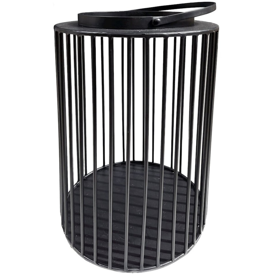 Windlicht Maripa | Medium | Zwart | Ø30 x H60 cm afbeelding 1