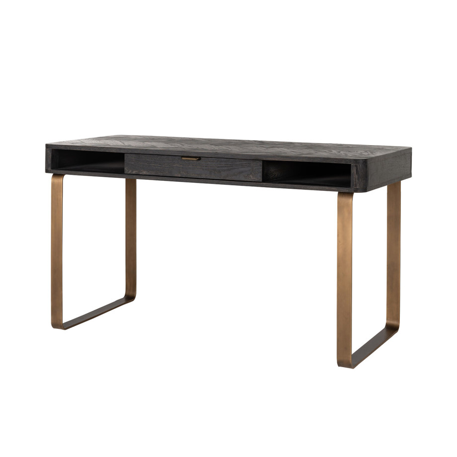 Richmond Sidetable 'Blackbone' Eikenhout en Staal, 140cm afbeelding 1