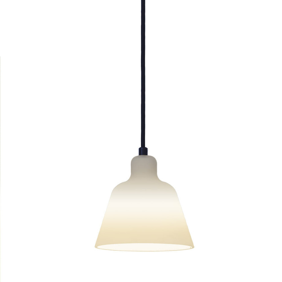 Halo Design Hanglamp 'CARPENTER' Ø15cm, kleur Wit Opaalglas afbeelding 1
