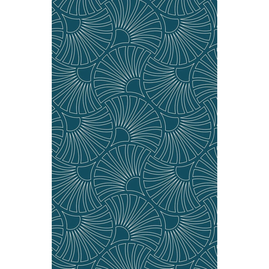 Decoratie plakfolie meubelfolie Arco blauw 45 cm x 2 meter zelfklevend - Decoratiefolie - Plakplastic afbeelding 1