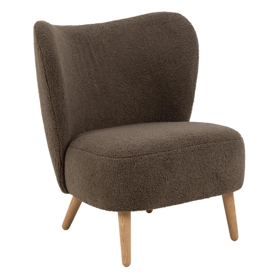 Bendt Fauteuil 'Napolean' Teddy, kleur Bruin afbeelding 1