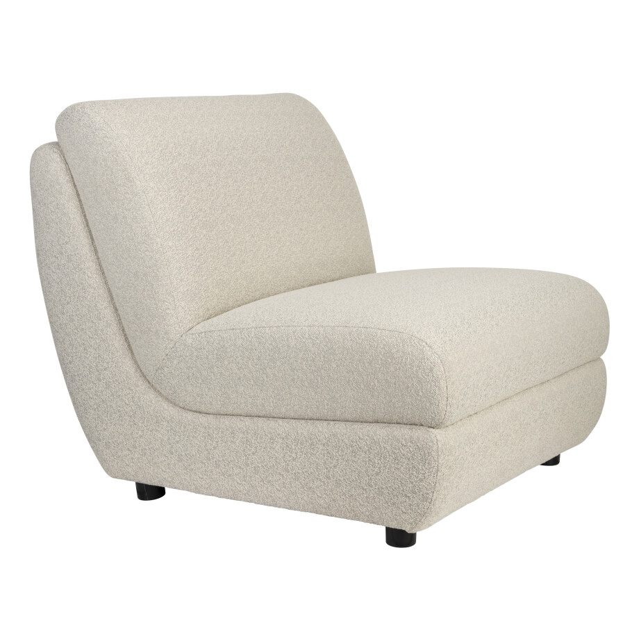 Zuiver Fauteuil 'Mississippi' kleur Beige Zuiver Fauteuil 'Mississippi' kleur Beige afbeelding