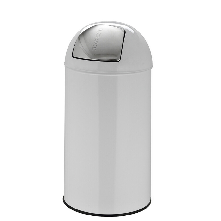 PUSH 50L | 50 L - Prullenbak Wit PUSH 50L | 50 L - Prullenbak Wit afbeelding 1