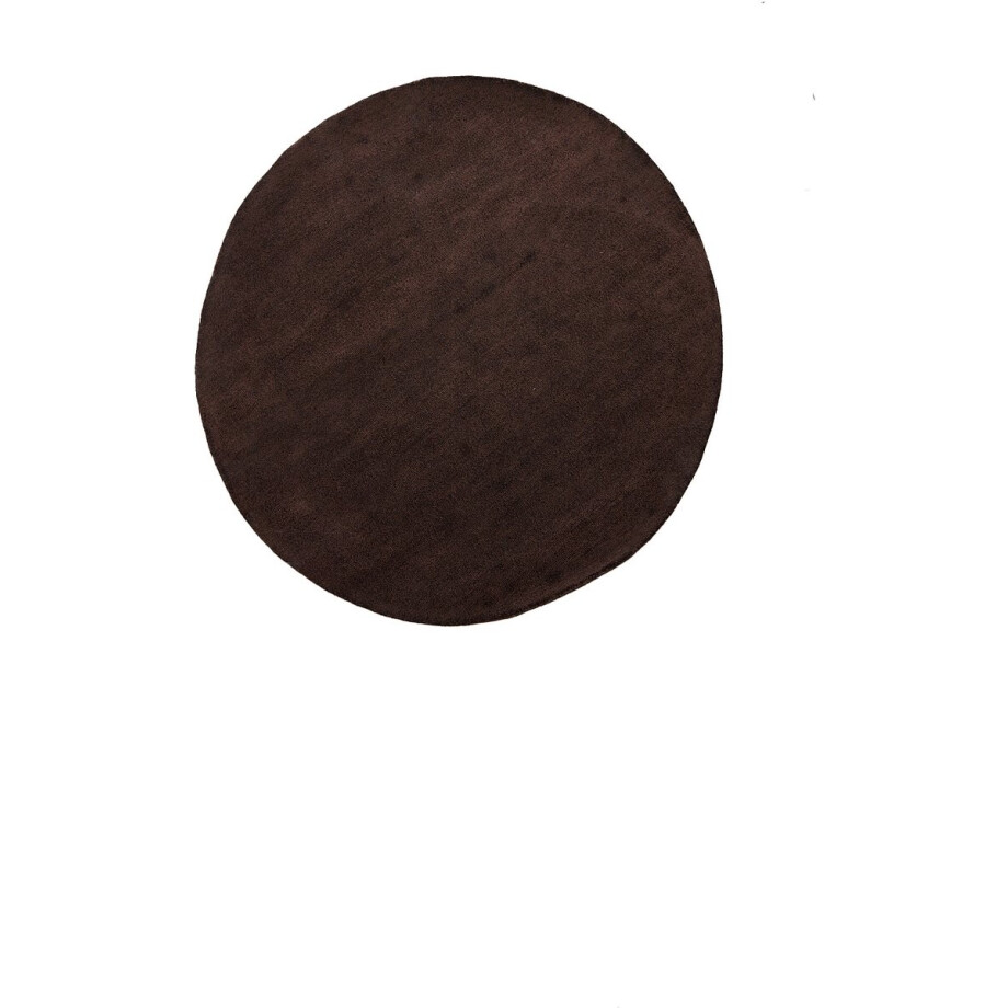 Light & Living - Vloerkleed ARCOLA - Ø180x0.5cm - Bruin Light & Living - Vloerkleed ARCOLA - Ø180x0.5cm - Bruin afbeelding 1