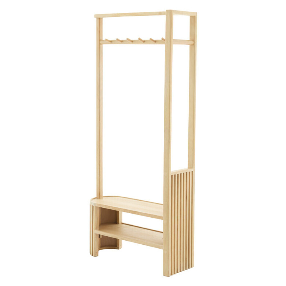 Light & Living Kapstok 'Gaios' Mangohout, 180 x 85cm, kleur Naturel afbeelding 1