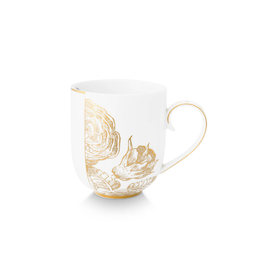 Pip Studio Royal White mok (Ø8 cm) (325 ml) afbeelding 