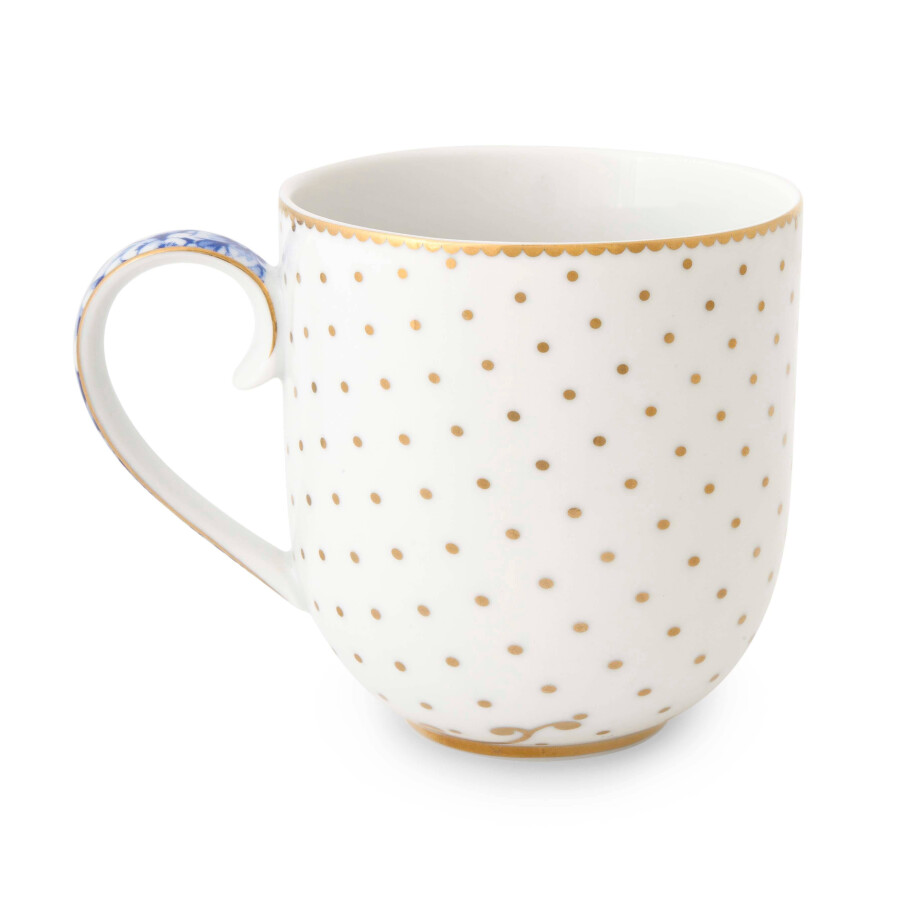 Pip Studio Royal White mok (Ø7,6 cm) (260 ml) Pip Studio Royal White mok (Ø7,6 cm) (260 ml) afbeelding