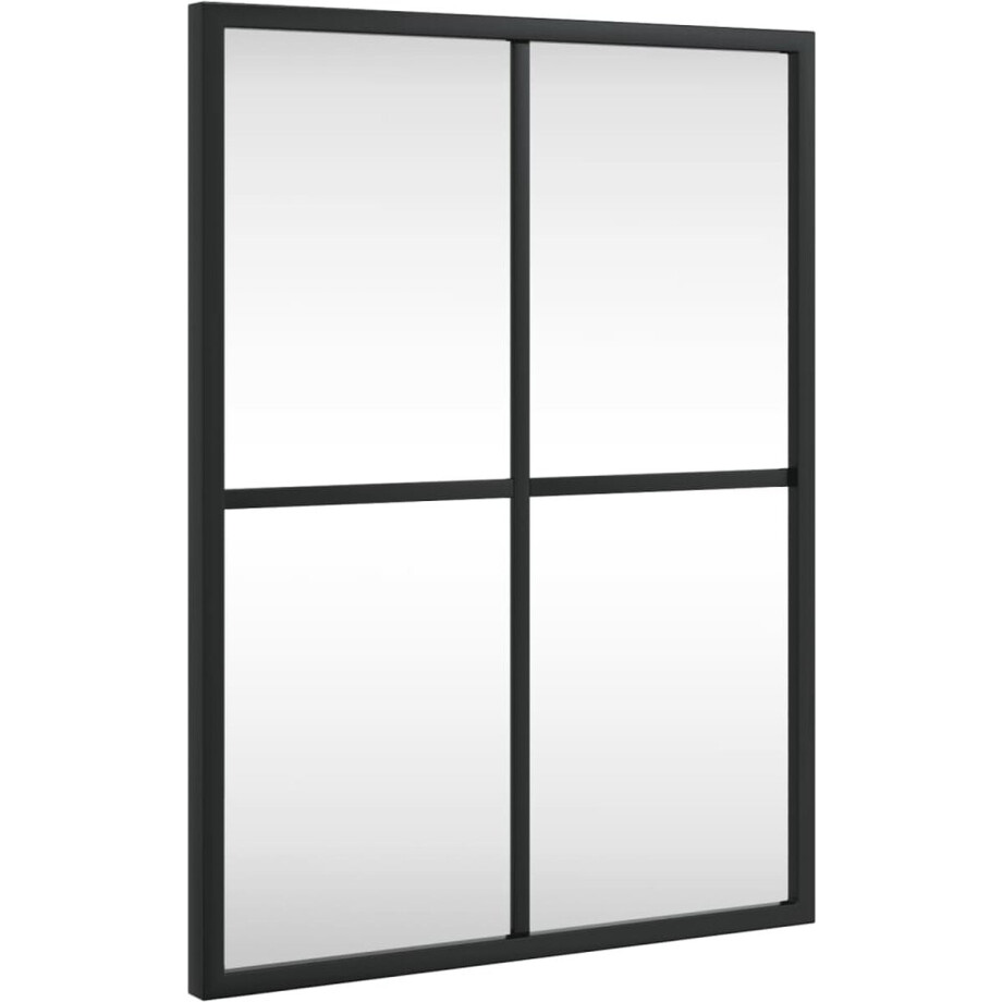 vidaXL - Wandspiegel - rechthoekig - 30x40 - cm - ijzer - zwart vidaXL - Wandspiegel - rechthoekig - 30x40 - cm - ijzer - zwart afbeelding 1
