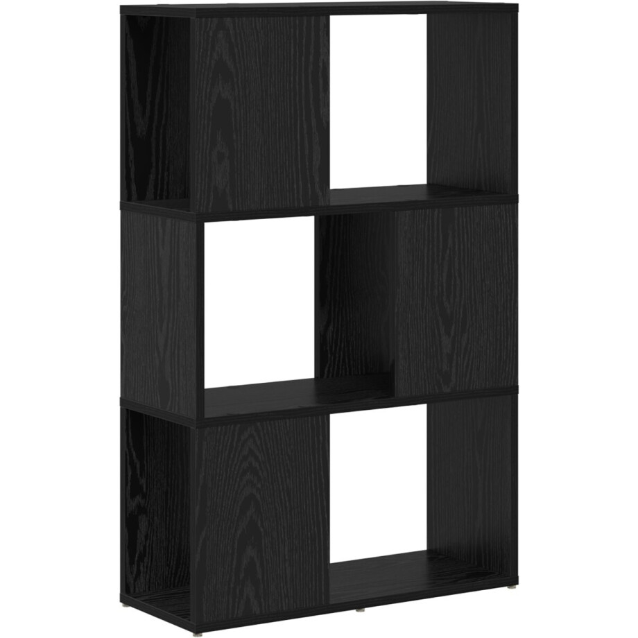 vidaXL - Tv-meubelset - Zwart - 60 - x - 24 - x - 94,5 - cm - Bewerkt - hout afbeelding 1