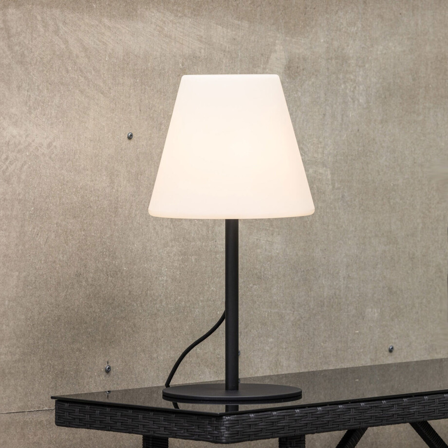 Nohr Outdoor Solar Tafellamp 'Suleiman' 52cm, kleur Zwart Nohr Outdoor Solar Tafellamp 'Suleiman' 52cm, kleur Zwart afbeelding 1