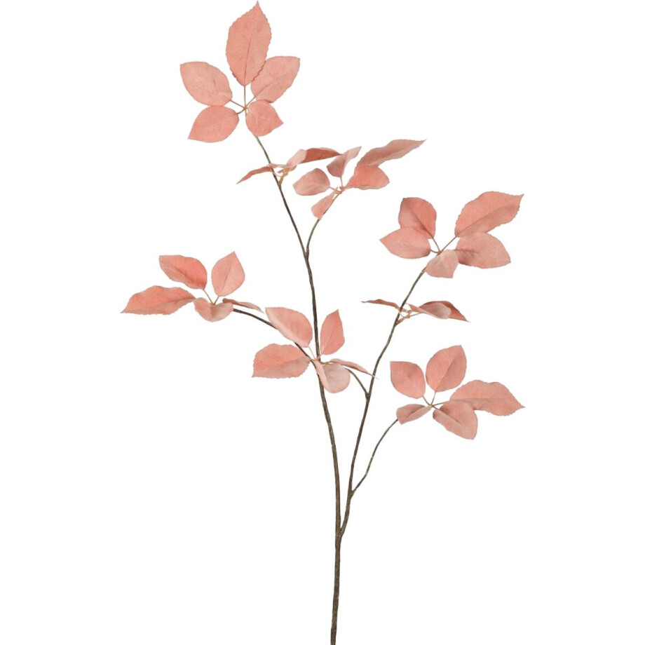Viv! Home Luxuries Schefflera - zijden bloem - decoratietak - roze - 110cm afbeelding 1