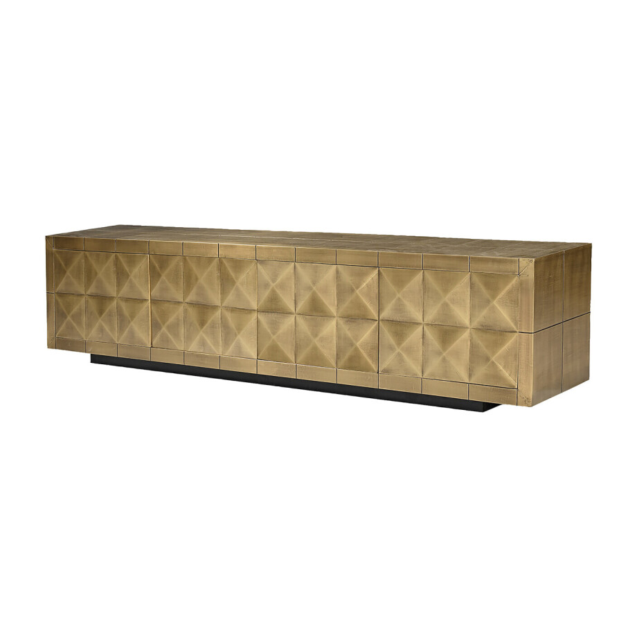Richmond TV-meubel 'Collada' 220cm, kleur Brushed Goud afbeelding 1