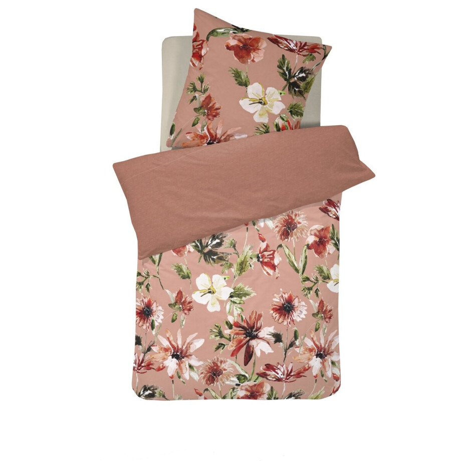 DE - Cinderella Dekbedovertrekset katoen 155x220 / 80x80 cm cleo soft terra afbeelding 1