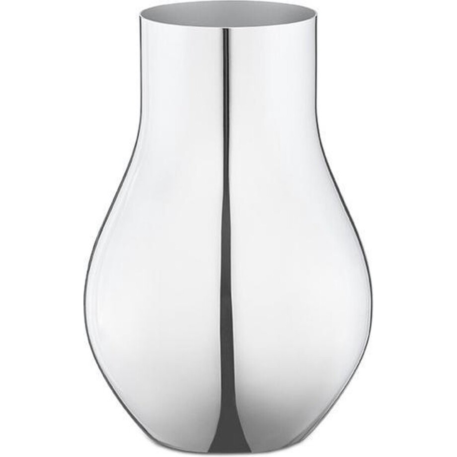 Georg Jensen vaas Cafu gepolijst rvs 22 cm afbeelding 1