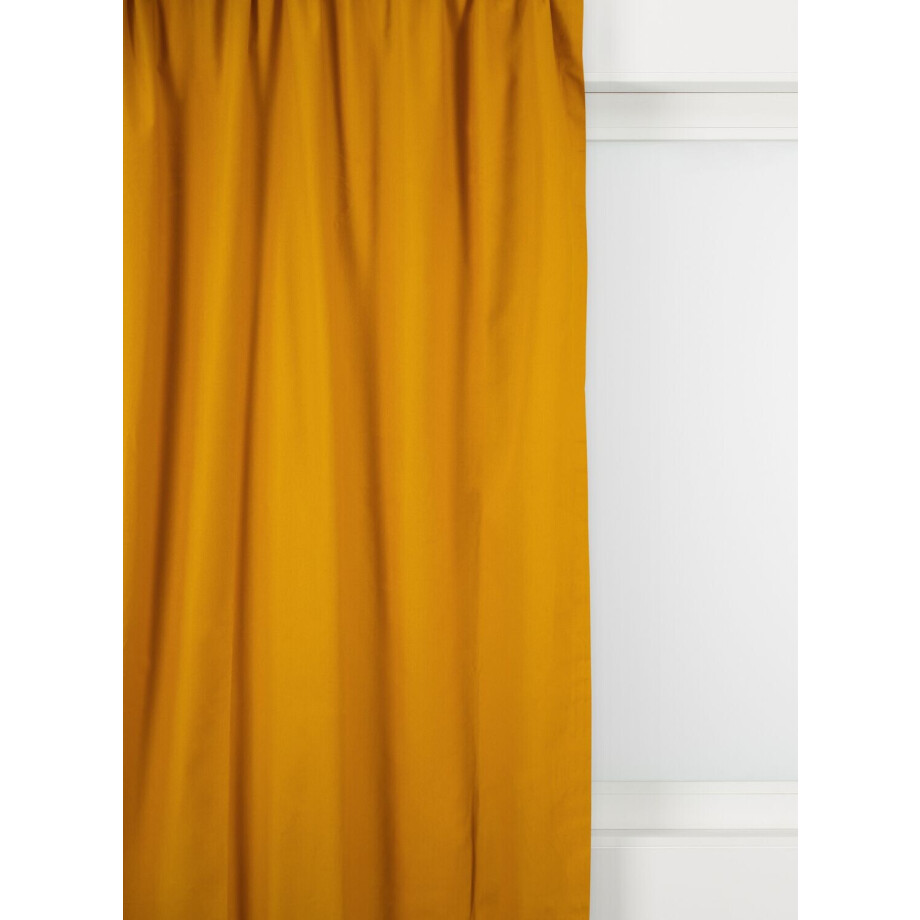 HEMA HEMA Kant En Klaar Gordijn Met Plooiband 140x270 (okergeel) HEMA HEMA Kant En Klaar Gordijn Met Plooiband 140x270 (okergeel) afbeelding 1