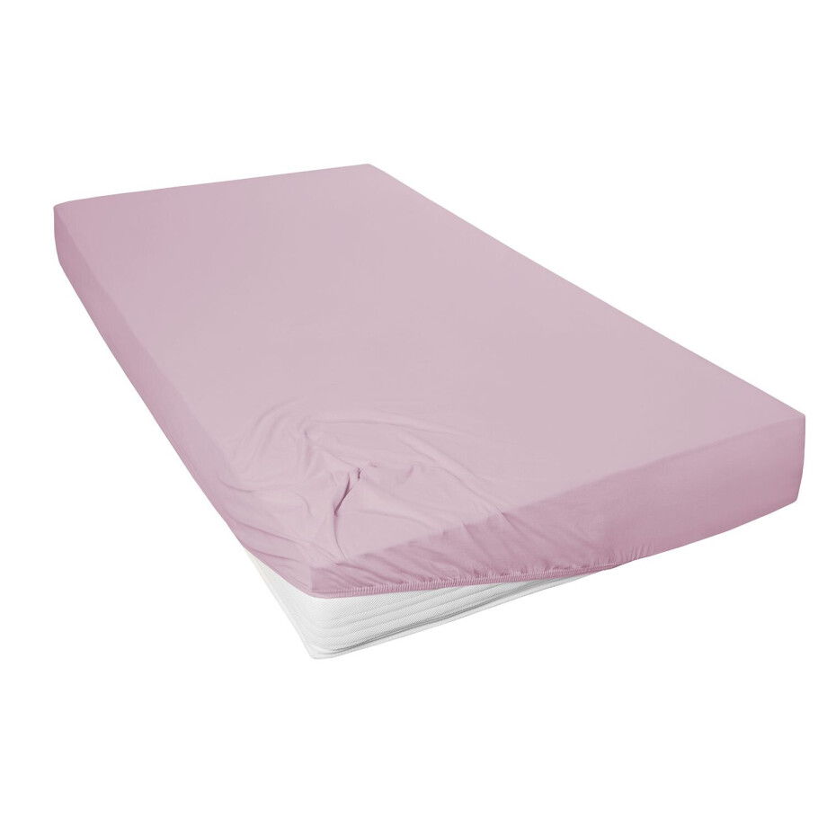 Primera Jersey hoeslaken (Paars, 140-160 x 200 cm) afbeelding 1