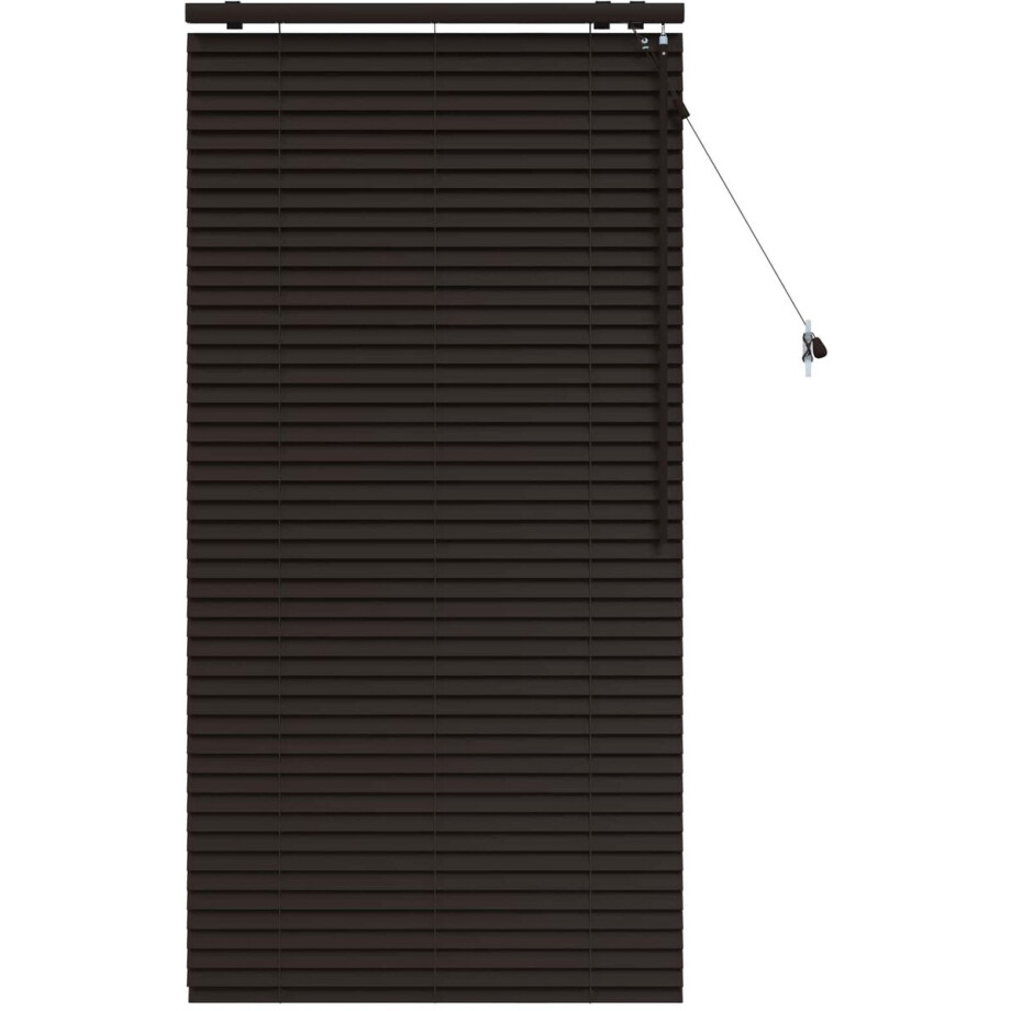vidaXL - Venetiaanse - jaloezie - Donkerbruin - 80 - x - 160 - cm - 35 - mm vidaXL - Venetiaanse - jaloezie - Donkerbruin - 80 - x - 160 - cm - 35 - mm afbeelding 1