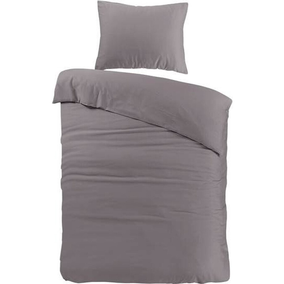 Papillon Juliette Dekbedovertrek - Eenpersoons - 140x200/220 cm - Grey afbeelding 1