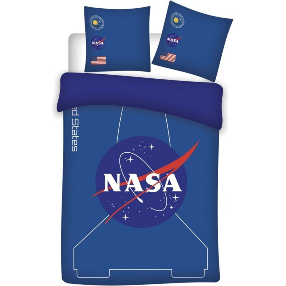 NASA Dekbedovertrek Nasa 140 x 200 cm Polyester NASA Dekbedovertrek Nasa 140 x 200 cm Polyester afbeelding 1