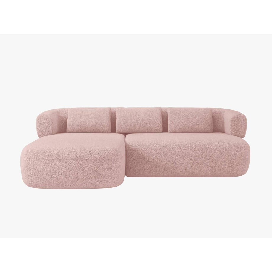 Hoekbank Jenny links bouclé | Micadoni Home Hoekbank Jenny links bouclé | Micadoni Home afbeelding 1