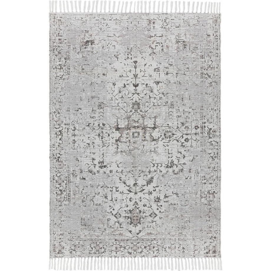 LOBERON Vloerkleed Delpheer bruin/beige afbeelding 1