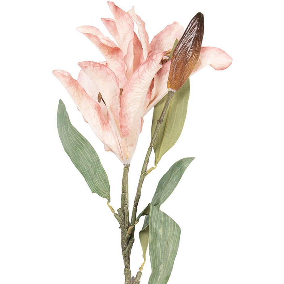 Clayre & Eef Kunstbloem - Zijden 88 cm Roze Kunststof Kunstbloemen Clayre & Eef Kunstbloem - Zijden 88 cm Roze Kunststof Kunstbloemen afbeelding 1