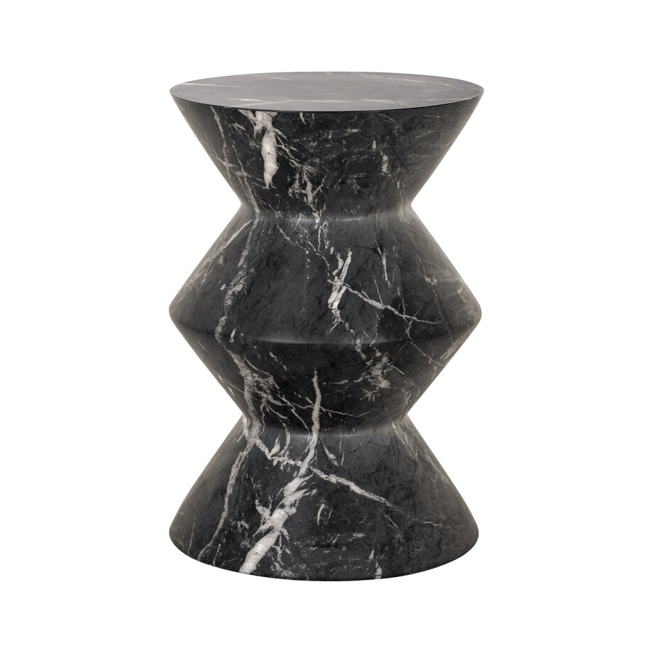 Richmond Ronde Bijzettafel 'Bosco' Faux marmer, 40cm afbeelding 1