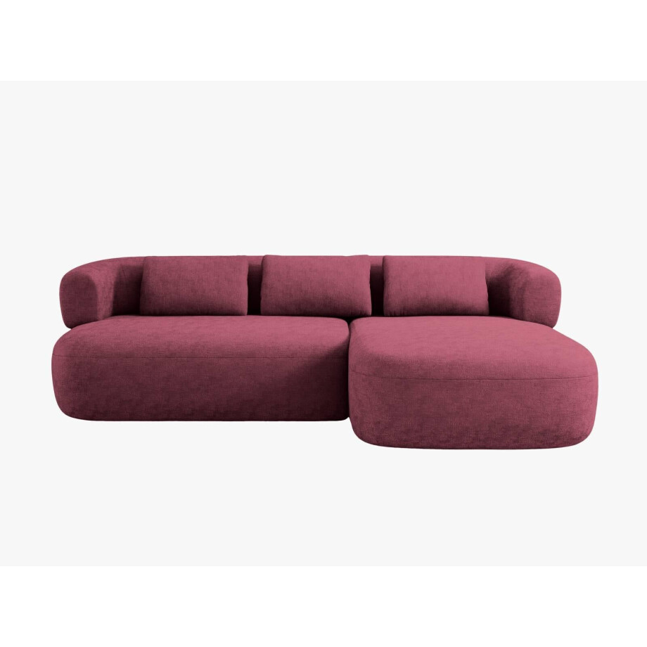 Hoekbank Jenny rechts chenille | Micadoni Home Hoekbank Jenny rechts chenille | Micadoni Home afbeelding 1