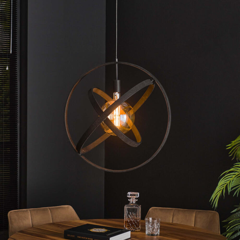 Hanglamp Galaxy 1-lichts Artic zwart Hanglamp Galaxy 1-lichts Artic zwart afbeelding 1