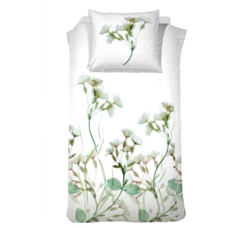 Cinderella Sereen Dekbedovertrek - Eenpersoons - 140x200/220 cm - Wit Cinderella Sereen Dekbedovertrek - Eenpersoons - 140x200/220 cm - Wit afbeelding 1