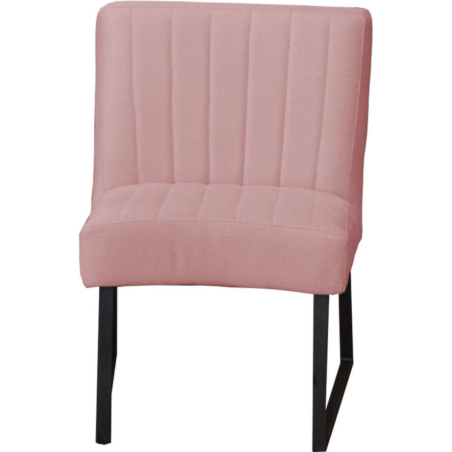 Eetkamerstoel - Hengelo - geschikt voor ronde tafel - stof Element lichtroze 18 Eetkamerstoel - Hengelo - geschikt voor ronde tafel - stof Element lichtroze 18 afbeelding 1