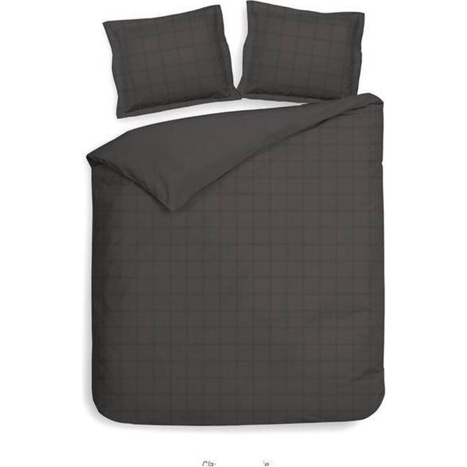 Heckettlane Dekbedovertrek - Lits-jumeaux - 240x200/220 cm - Grijs Heckettlane Dekbedovertrek - Lits-jumeaux - 240x200/220 cm - Grijs afbeelding 1
