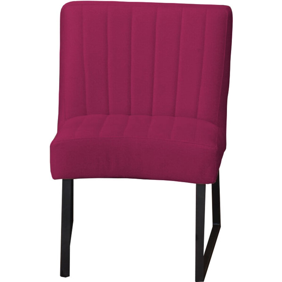 Eetkamerstoel - Hengelo - geschikt voor ronde tafel - stof Element fuchsia 19 afbeelding 1