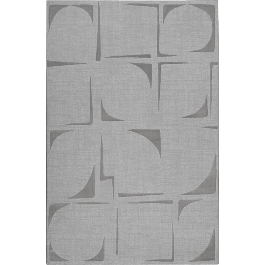 Esprit - Nelle - Laagpolig vloerkleed - 200x200 - lichtgrijs gemêleerd - afbeelding 1