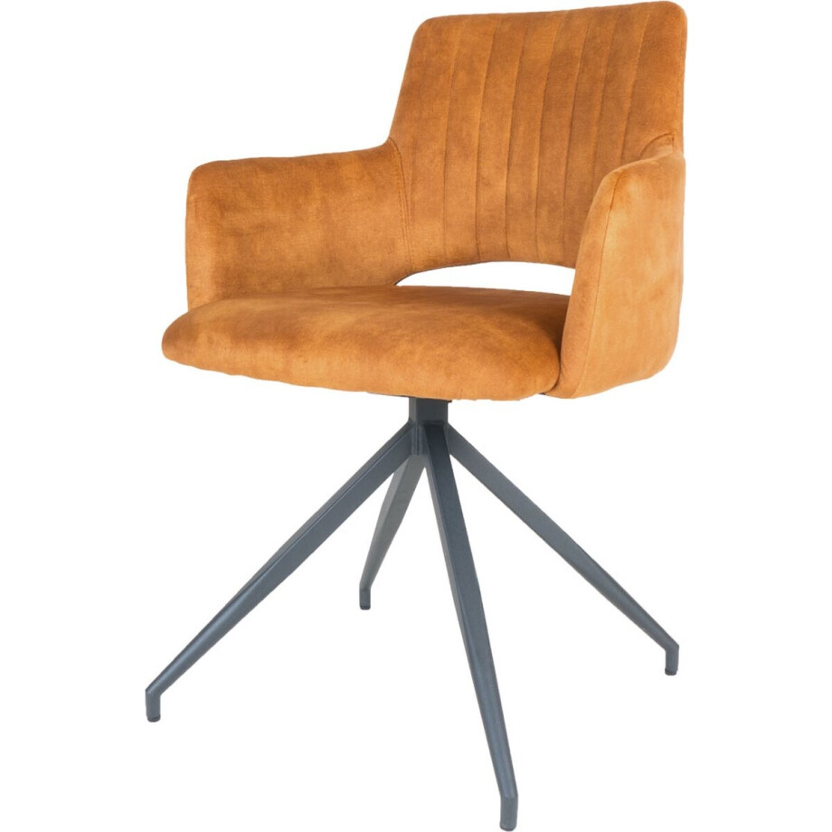 Eetkamerstoel Jasper Gold afbeelding 1