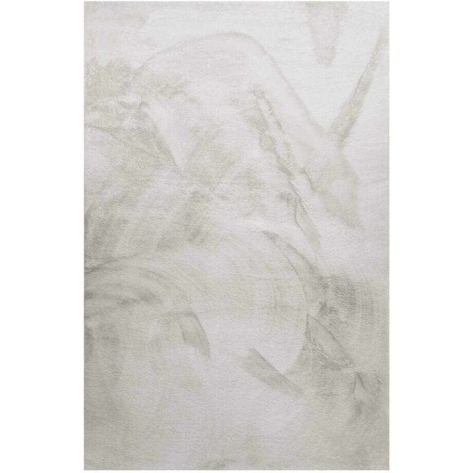 Wecon home Basics - Anna - Hoogpolig vloerkleed - 120x170 cm - lichtgrijs - afbeelding 1