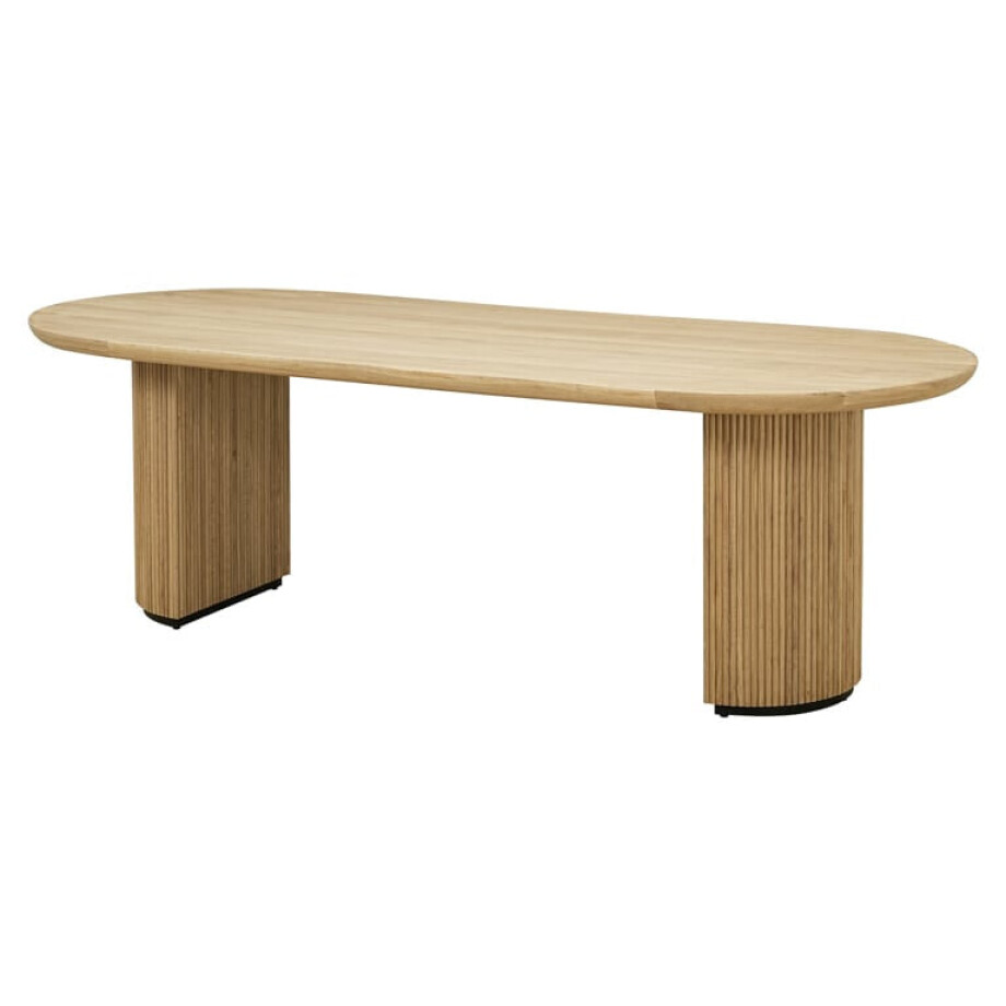 Richmond Ovale Eettafel 'Belfort' Eikenhout, 280 x 100cm Richmond Ovale Eettafel 'Belfort' Eikenhout, 280 x 100cm afbeelding