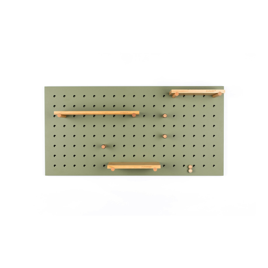 Zuiver Wandorganizer 'Bundy' 45 x 90cm, kleur Groen afbeelding 1