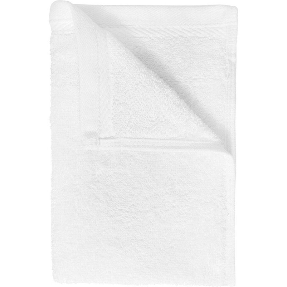 The One Towelling Organic Gastendoek - 30 x 50 cm - Kleine handdoek - 100% organisch katoen - 550 gr/m2 -Wit afbeelding 1
