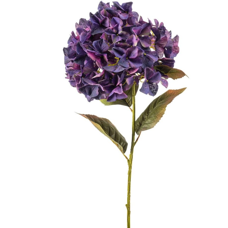Emerald - Kunstbloem Hortensia XL 90cm paars - Kunstplant voor binnen Emerald - Kunstbloem Hortensia XL 90cm paars - Kunstplant voor binnen afbeelding 1