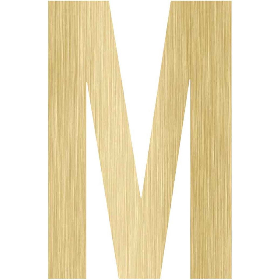 MDF Letter M, creatief, knutselen, deco, 1 stuk, 6mm mdf 20cm afbeelding 1