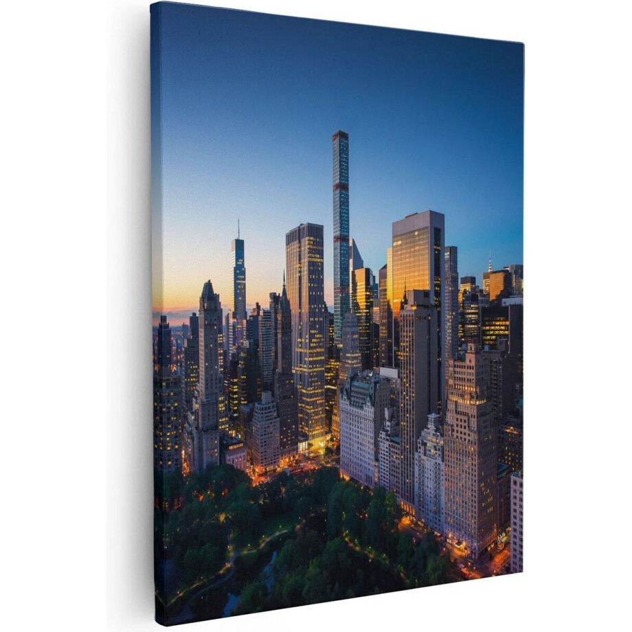 Artaza Canvas Schilderij Skyline - 40x50 cm - Wanddecoratie New York - Muurdecoratie Woonkamer - Kamer Accessoires Stad Artaza Canvas Schilderij Skyline - 40x50 cm - Wanddecoratie New York - Muurdecoratie Woonkamer - Kamer Accessoires Stad afbeelding 1