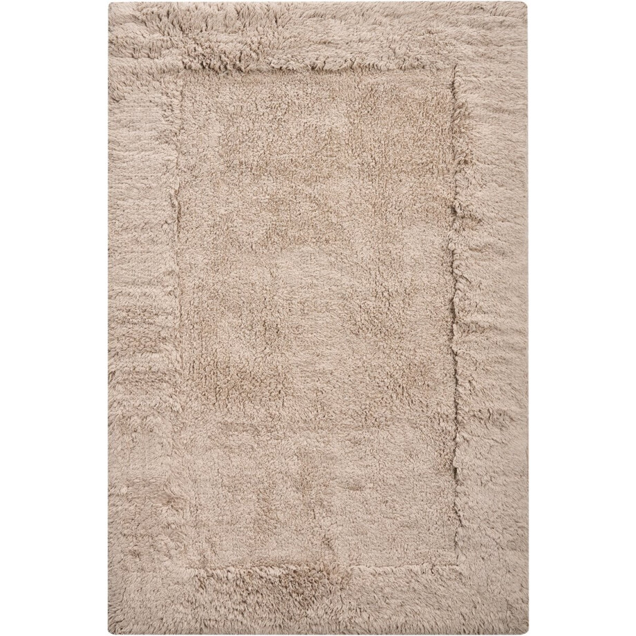 BELIANI BABAIL - Badmat - Lichtbruin - 60 x 90 cm - Katoen afbeelding 1