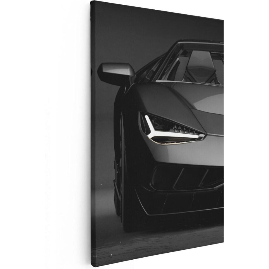 Artaza Canvas Schilderij Sportauto - 20x30 cm - Klein - Muurdecoratie Auto - Wanddecoratie Mancave - Schilderijen Op Canvas Modern afbeelding 1