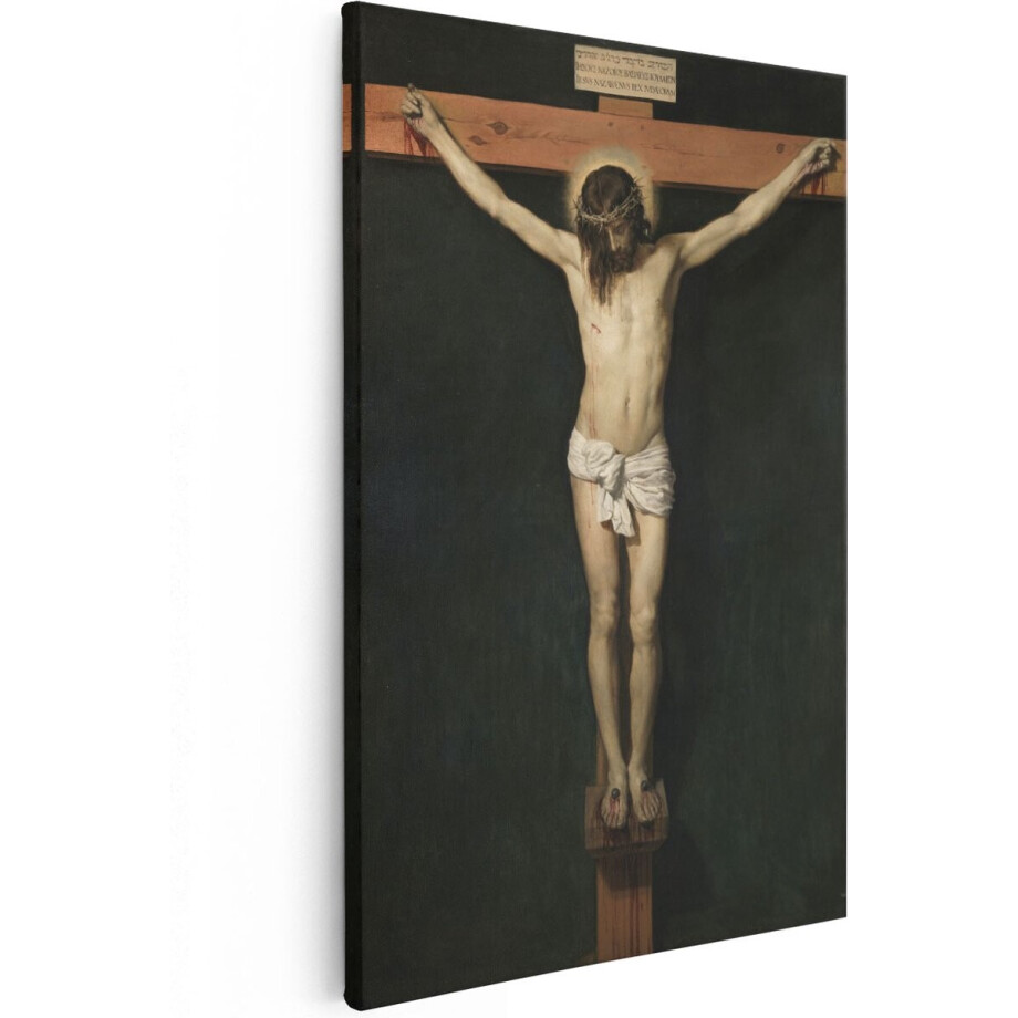 Artaza Canvas Schilderij Christus Gekruisigd - Diego Velázquez - 20x30 - Klein - Kunst - Canvas Print afbeelding 1