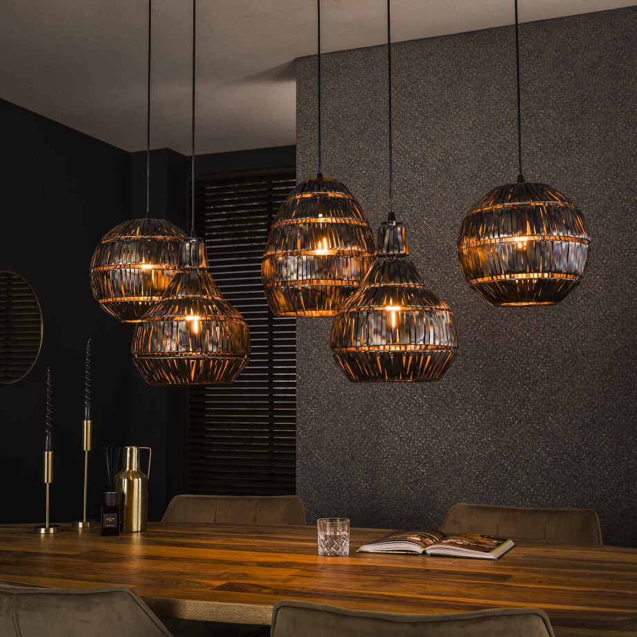 LifestyleFurn Hanglamp 'Dillon' 5-lamps afbeelding 1
