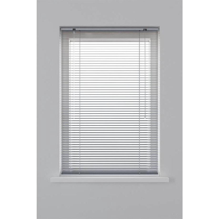 Decosol jaloezie - 25mm aluminium - 80x250 cm - zilver Decosol jaloezie - 25mm aluminium - 80x250 cm - zilver afbeelding 1